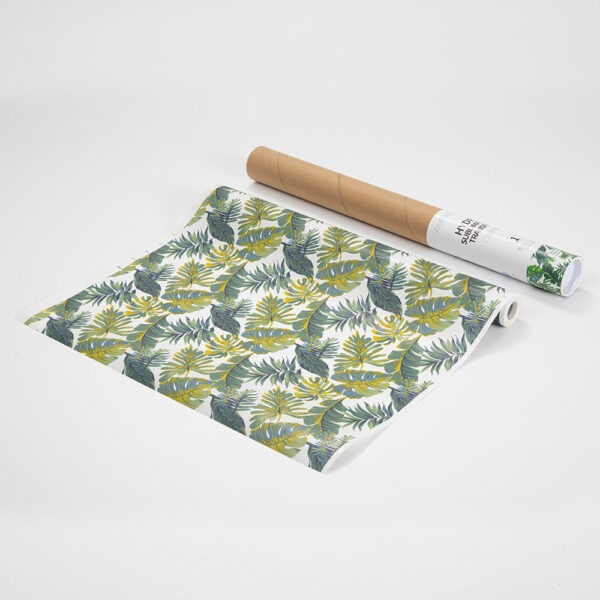 Rollo de papel para transferencia en hydro sublimación (Hojas tropicales verde 38cm x 1220cm) - Image 2