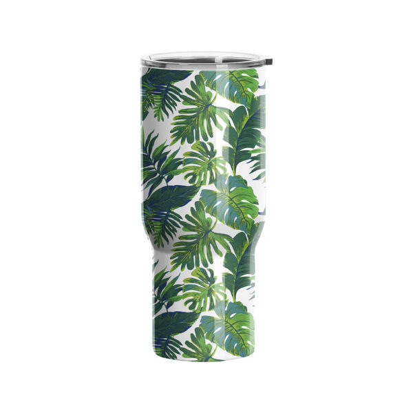 Rollo de papel para transferencia en hydro sublimación (Hojas tropicales verde 38cm x 1220cm) - Image 7