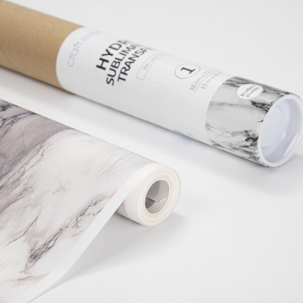 Rollo de papel para transferencia en hydro sublimación (Marmol moderno 38cm x 1220cm)