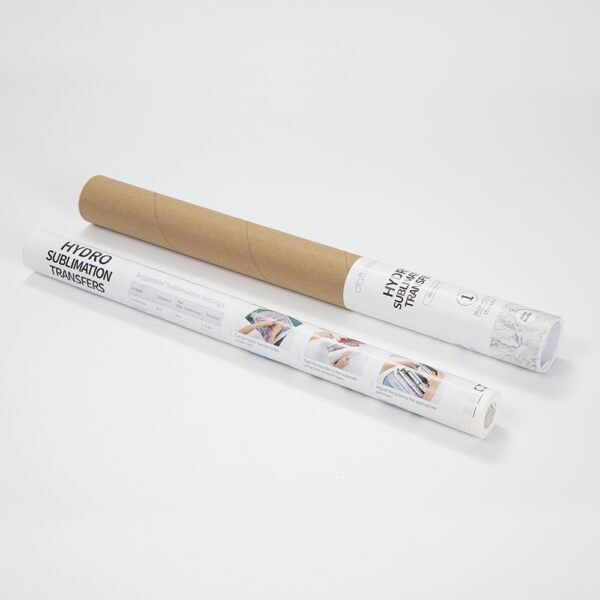 Rollo de papel para transferencia en hydro sublimación (Hojas blanco marmoleado 38cm x 1220cm) - Image 4
