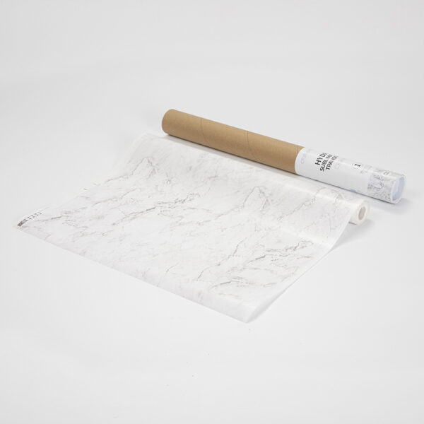 Rollo de papel para transferencia en hydro sublimación (Hojas blanco marmoleado 38cm x 1220cm) - Image 2