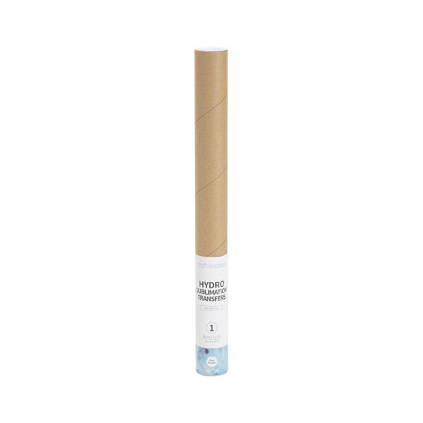 Rollo de papel para transferencia en hydro sublimación (Azul marmoleado 38cm x 1220cm) - Image 5