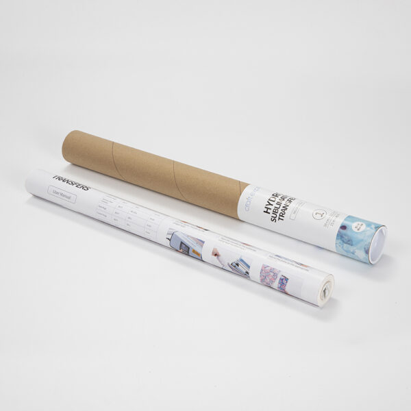Rollo de papel para transferencia en hydro sublimación (Azul marmoleado 38cm x 1220cm) - Image 3