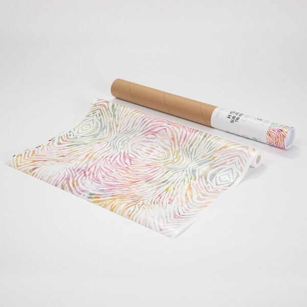 Rollo de papel para transferencia en hydro sublimación (Zebra arcoiris  38cm x 1220cm) - Image 2