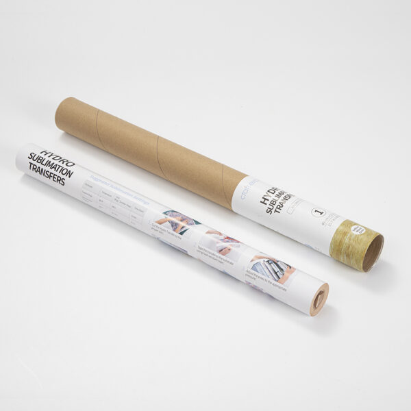 Rollo de papel para transferencia en hydro sublimación (Textura de madera amarilla 38cm x 1220cm) - Image 3