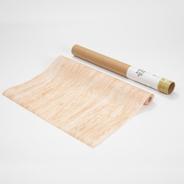 Rollo de papel para transferencia en hydro sublimación (Textura de madera amarilla 38cm x 1220cm) - Image 2