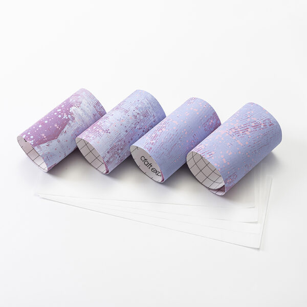 Papel de Sublimación para corte Craft Express (Niebla rosa) 11.4cm x 30.5cm / 4 pzas - Image 3