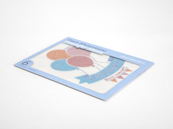 Hoja transfer imitación de diamantes (Globos inflables 20cm x26cm) pack de 6 pzas - Image 2